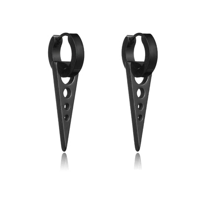 Punk Stainless Steel Stud Earrings Set for Men and Women - Smarsty