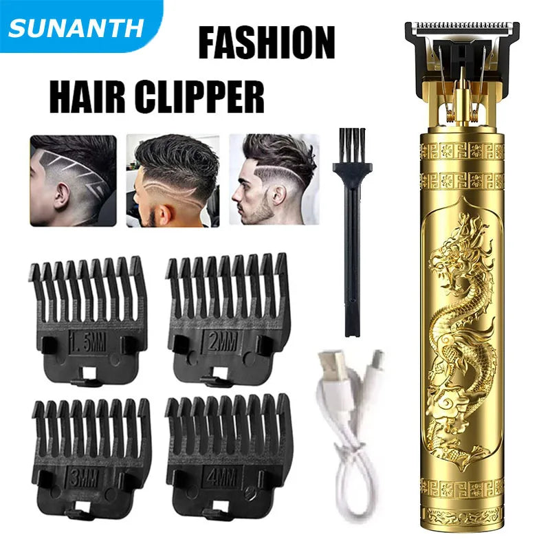 Heavy Metal Hair Clipper for Professional Men's Cuts - Smarsty