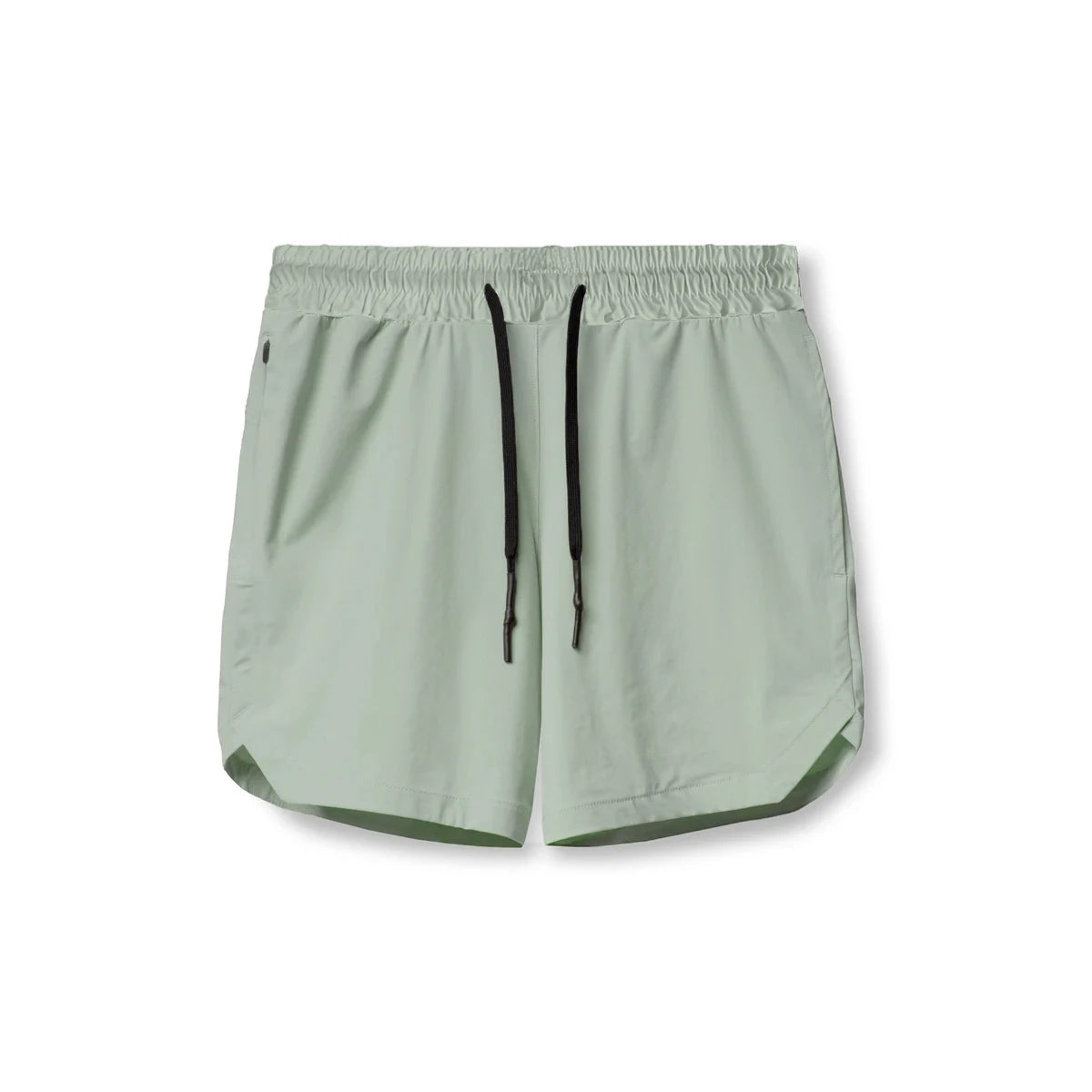 2024 New Men's Shorts Single-Layer Woven Quick Dry Solid Color Running Fitness Sports Casual American Fifth Pants Comfortable - Smarsty