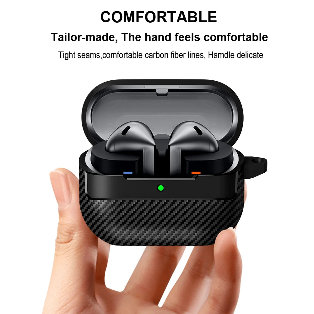Carbon Fiber Earphone Case for Samsung Galaxy Buds 3 - Smarsty