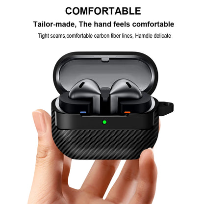 Carbon Fiber Earphone Case for Samsung Galaxy Buds 3 - Smarsty