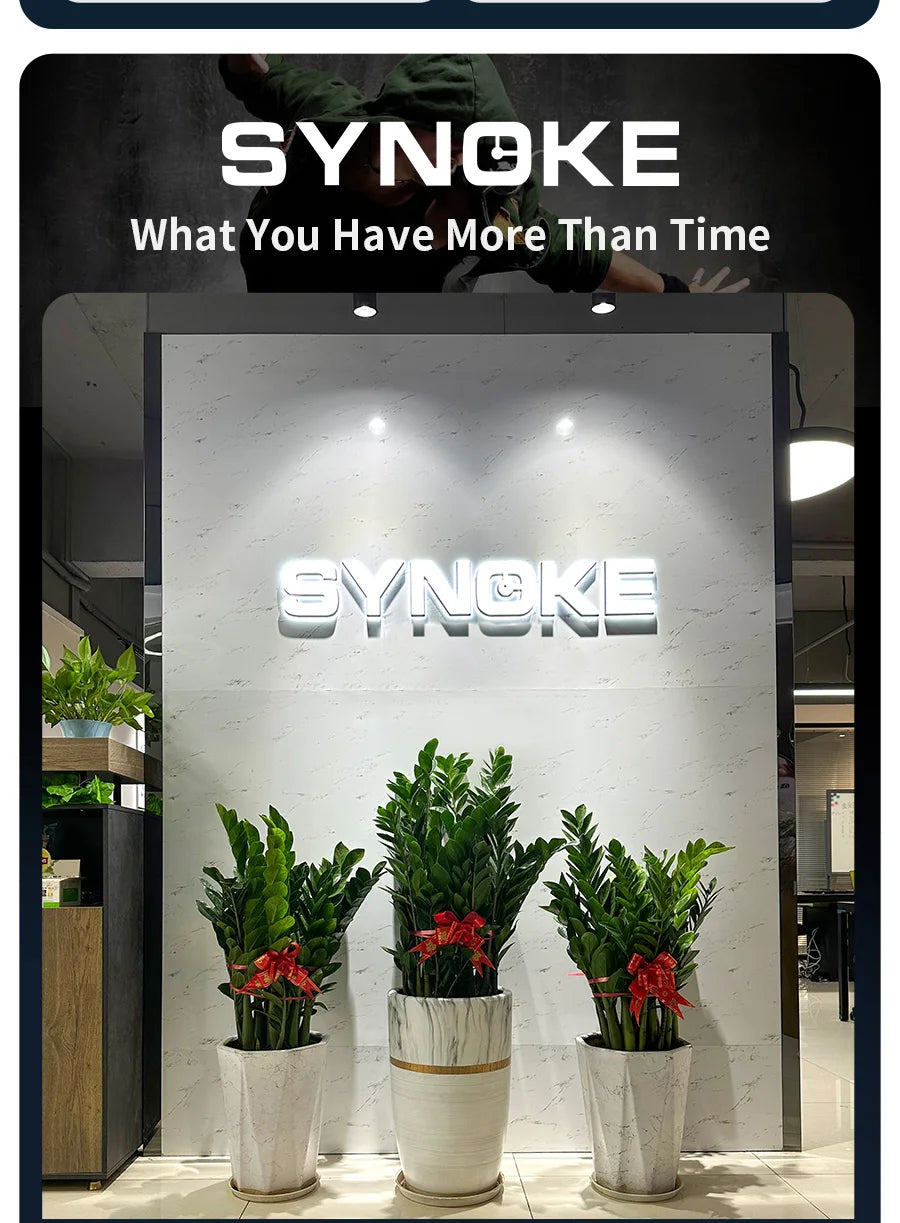 SYNOKE Men's Waterproof LED Digital Sports Watch - Smarsty