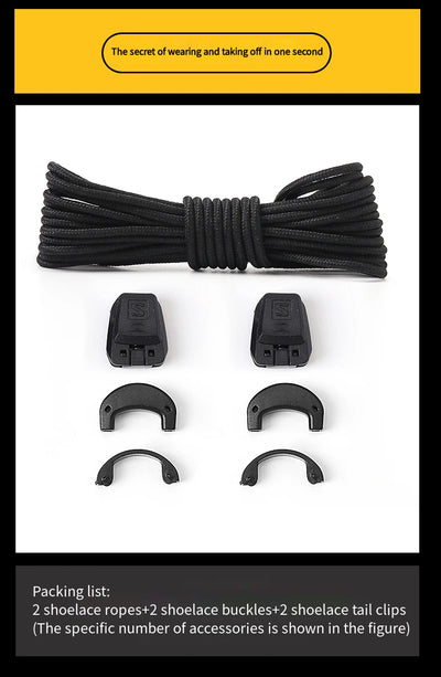 No tie Shoelaces Round Tennis Shoe laces Without ties Adult Kids Fashion Outdoor Running Sneakers Laces Shoes Accesories - Smarsty