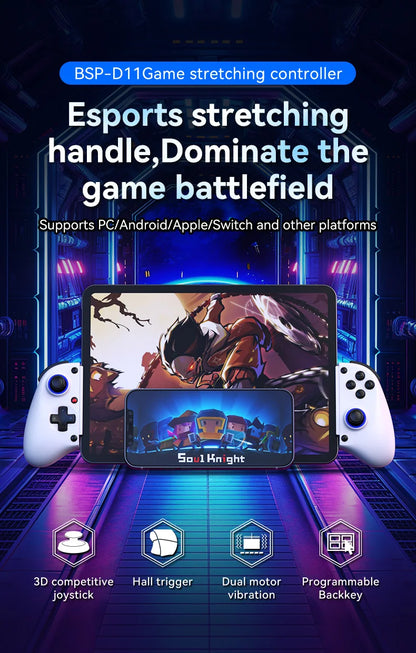 Telescopic Wireless Gamepad Controller for Switch and Mobile Gaming - Smarsty