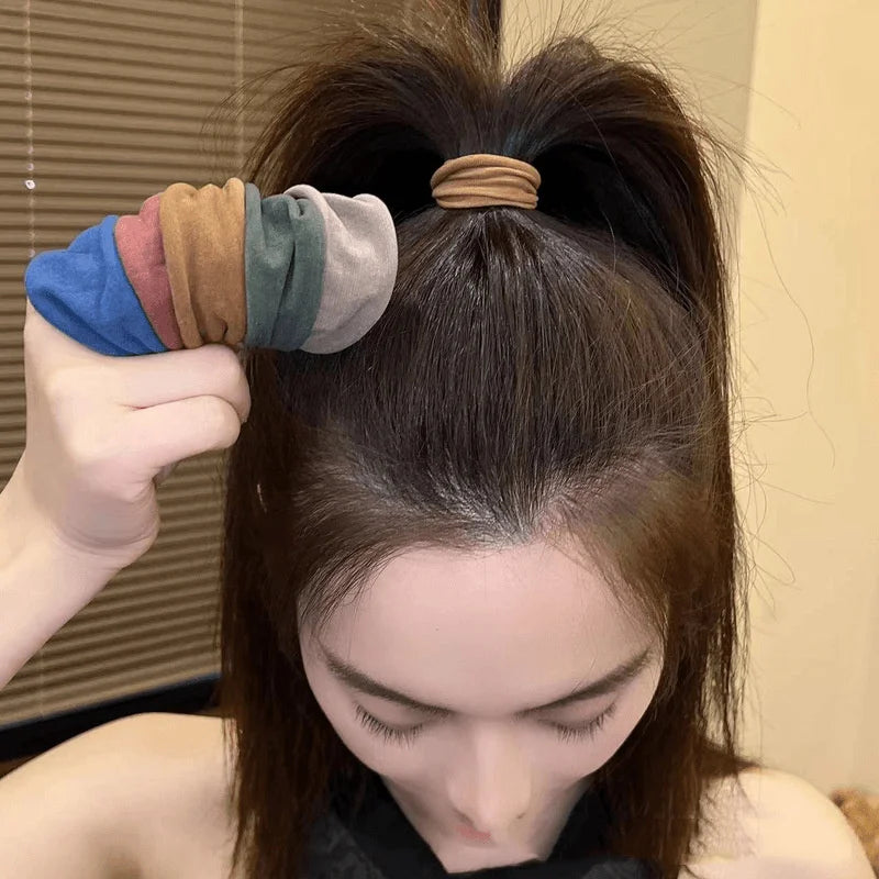 Widen Thick Hair Bands Set Ponytail Holders For Women - Smarsty