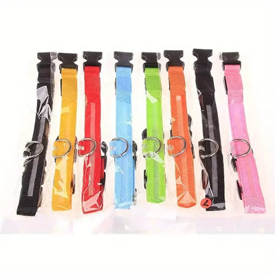 Nylon LED Dog Leash for Night Safety - Smarsty