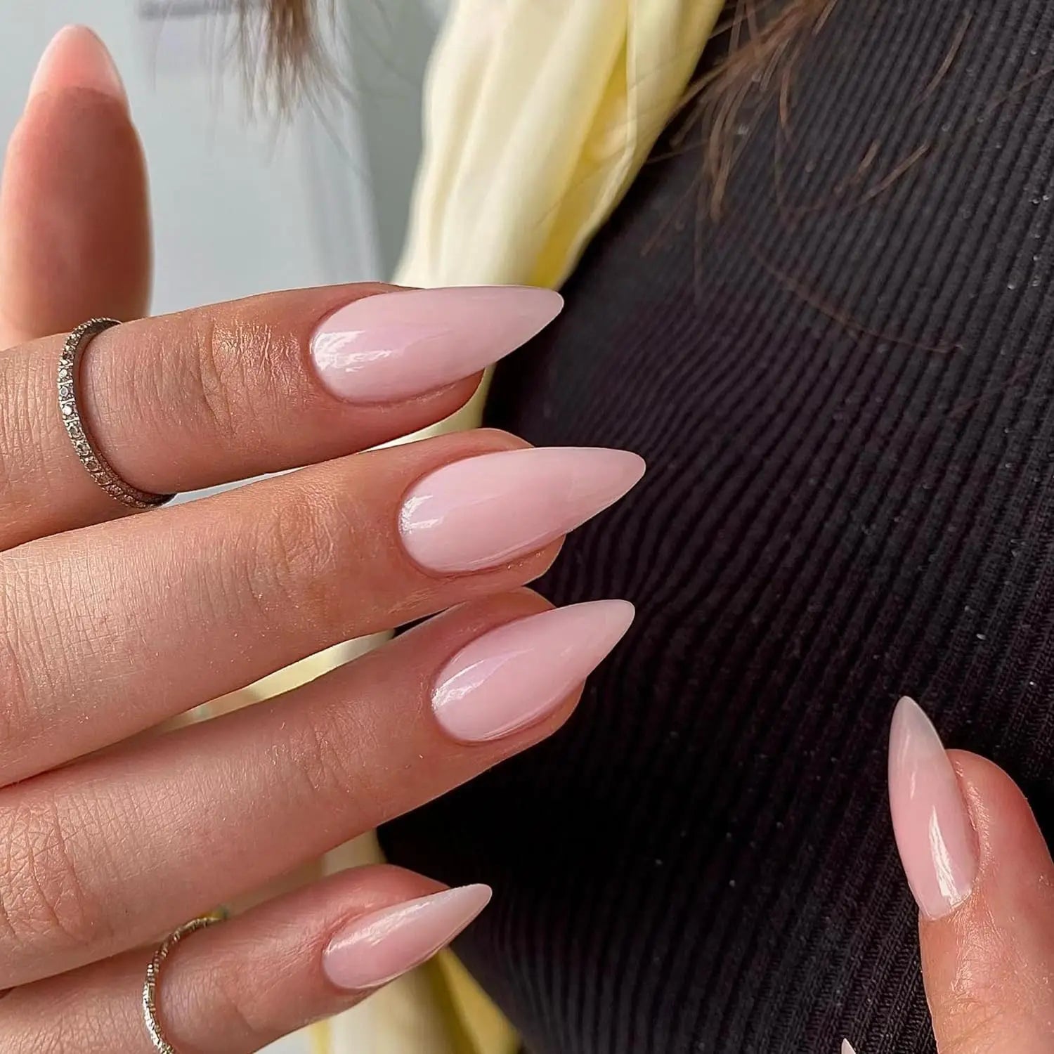 Wine Red Almond Press On Nails 24PCS High Saturation - Smarsty