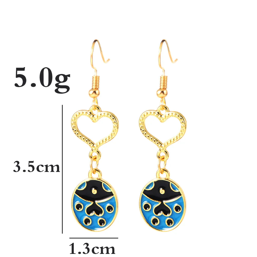 JoJo's Bizarre Adventure Kakyoin Earrings for Cosplay Jewelry - Smarsty