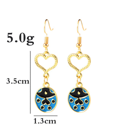 JoJo's Bizarre Adventure Kakyoin Earrings for Cosplay Jewelry - Smarsty