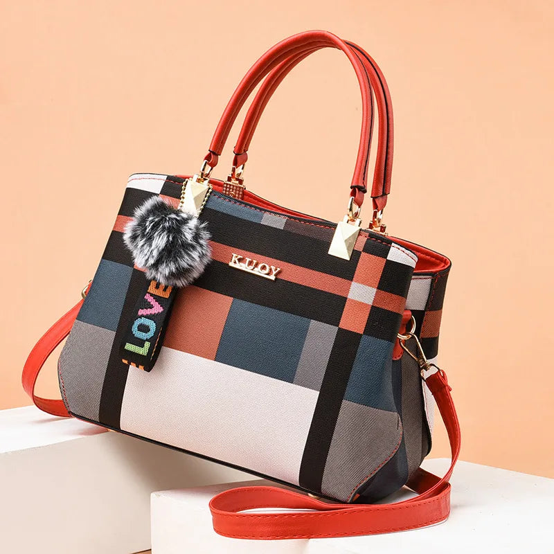 PU Leather Crossbody Handbag For Women With Zipper - Smarsty