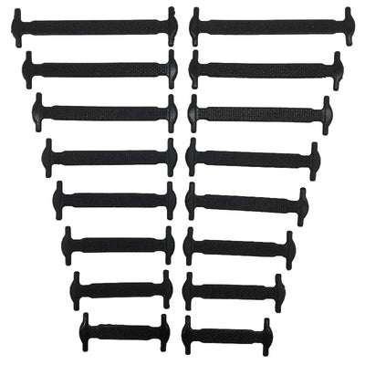 16pcs Silicone Shoelaces No Tie Shoelaces Without Ties Elastic Lace Shoelace Kids Adult Creative Lazy Silicone Laces Rubber Lace - Smarsty