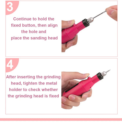 Acrylic Gel Nail Extension Kit with UV LED Lamp - Smarsty