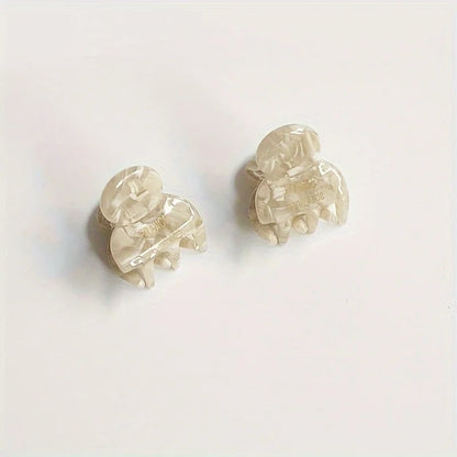Mini Acetate Hair Claws Set Secure Cute Elegant Clips - Smarsty