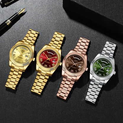 NIBOSI Luxury Stainless Steel Quartz Watch for Men - Smarsty