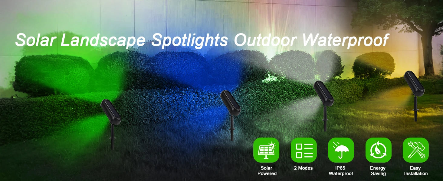 Solar LED Wall Light for Garden Pathway Illumination - Smarsty