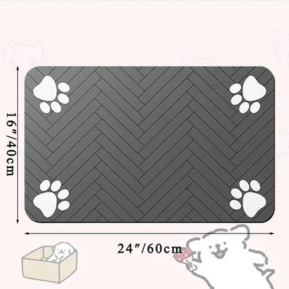 Waterproof Pet Feeding Mat with Quick Dry Feature - Smarsty