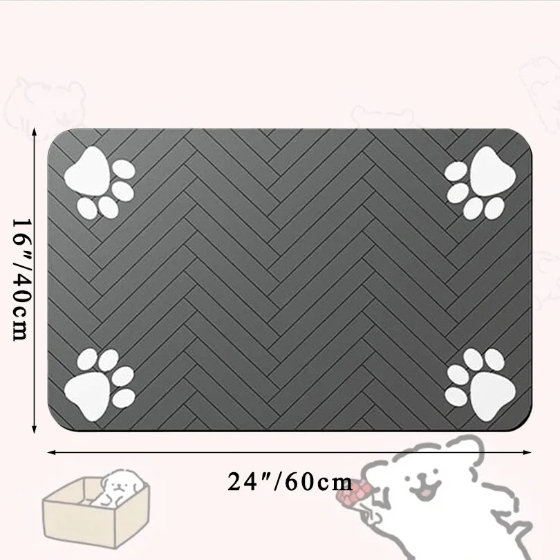 Waterproof Pet Feeding Mat with Quick Dry Feature - Smarsty