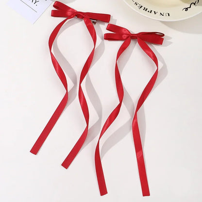 Fabric Hair Bow Clips Set for Women and Girls - Smarsty