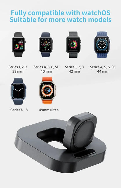 Magnetic Wireless Watch Charger Dock For Smartwatch S8 Ultra - Smarsty