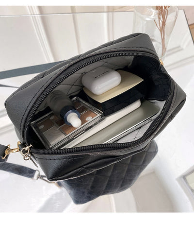 2024 Tassel Small Messenger Bag For Women Trend Lingge Embroidery Camera Female Shoulder Bag Fashion Chain Ladies Crossbody Bags - Smarsty
