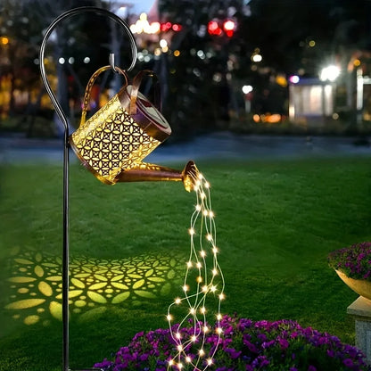 Solar LED Watering Can Light for Outdoor Garden Decor - Smarsty