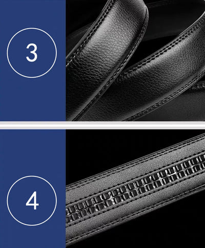 Mens PU Leather Automatic Buckle Belt High Quality - Smarsty