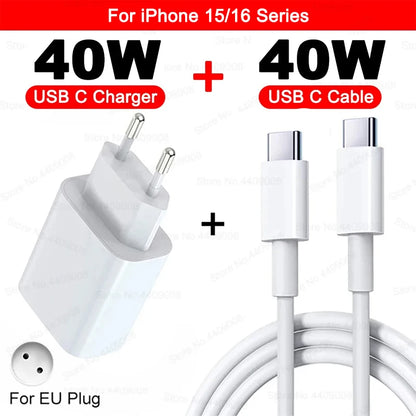 40W USB C Fast Charger iPhone Pro Max Elite Edition - Smarsty