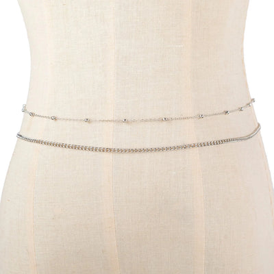 Rhinestone Belly Chain for Summer Beach Fashion - Smarsty