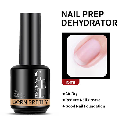 Born Pretty Milky Pink Rubber Base Gel Polish 15ml Self Leveling Formula - Smarsty