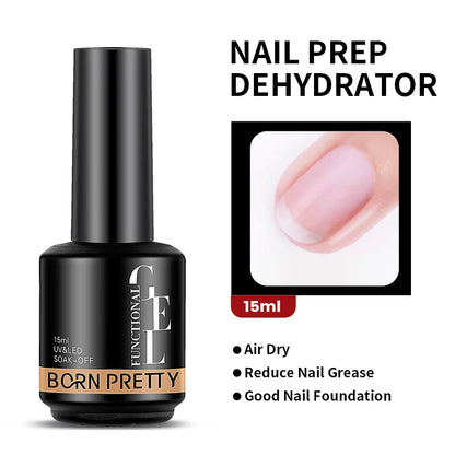 Born Pretty Milky Pink Rubber Base Gel Polish 15ml Self Leveling Formula - Smarsty