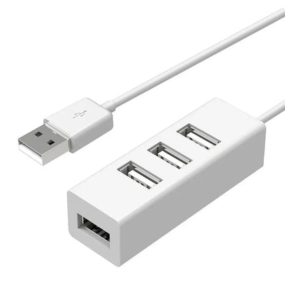 USB 2.0 Hub Four Port Expander Splitter Power Adapter