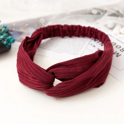 2024 New Design Fashion Women Summer Style Headbands Bohemian Girl Cross Turban Bandage Bandanas Hairbands Hair Accessories - Smarsty