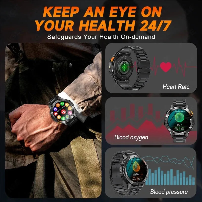 AMOLED Smart Watch for Men with Fitness Tracking - Smarsty