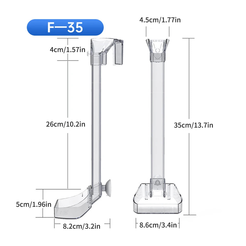 Plastic Feeding Tube for Easy Aquarium Feeding - Smarsty