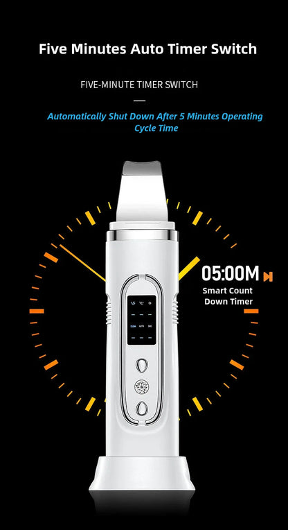 Ultrasonic Skin Scrubber for Deep Cleansing and Rejuvenation - Smarsty
