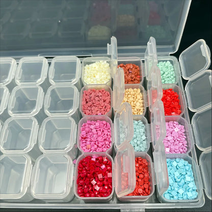 28 Grids Diamond Painting Storage Box with Funnel - Smarsty
