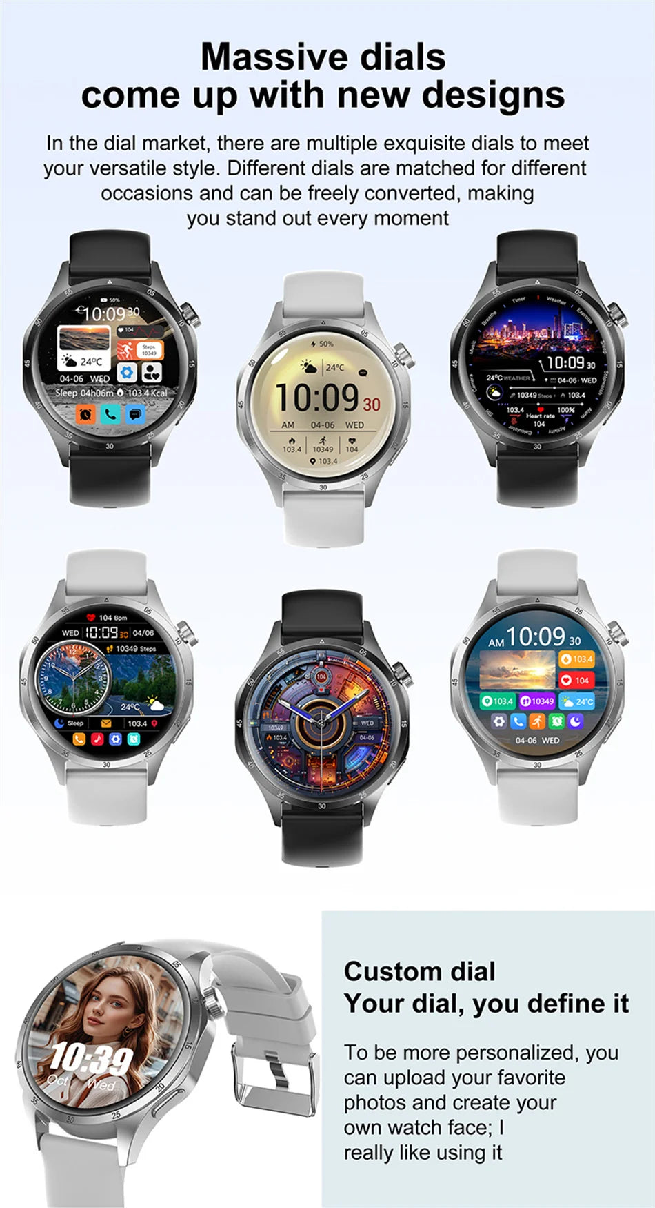 GT5 Pro GPS Smartwatch with AMOLED Screen and Heart Rate Monitoring - Smarsty