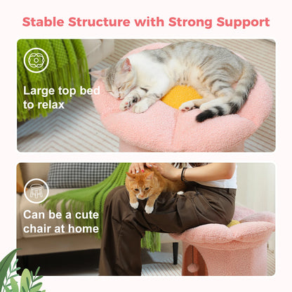 Large Cat House with Removable Flower Bed - Smarsty