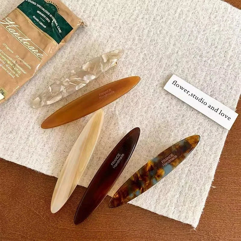 Colorful Acetate Hair Clips Set for Stylish Women - Smarsty