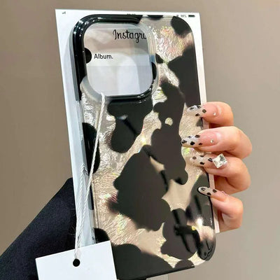 Leopard Print Gradient Ink iPhone Case Back Shockproof - Smarsty