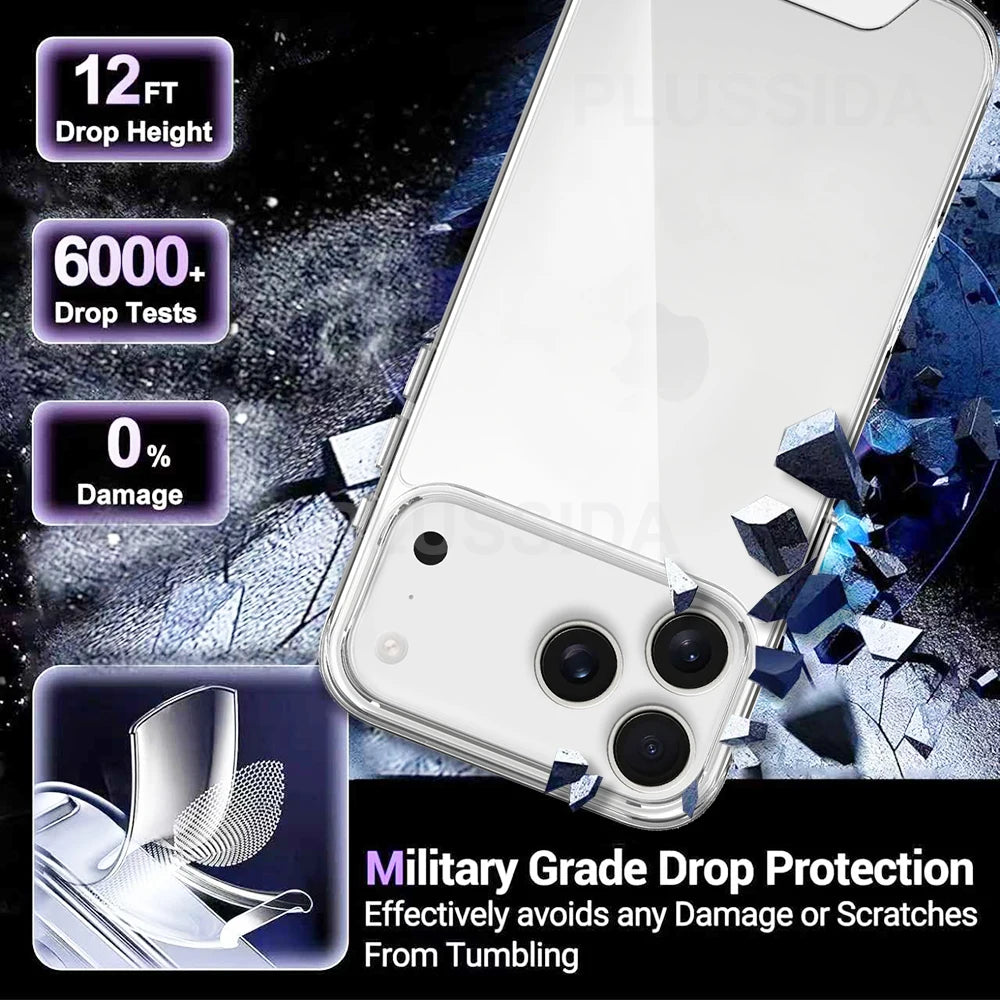 Clear MagSafe Case For iPhone Lightweight - Smarsty