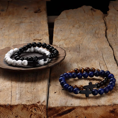 Natural Stone Beads Meditation Bracelet for Yoga - Smarsty