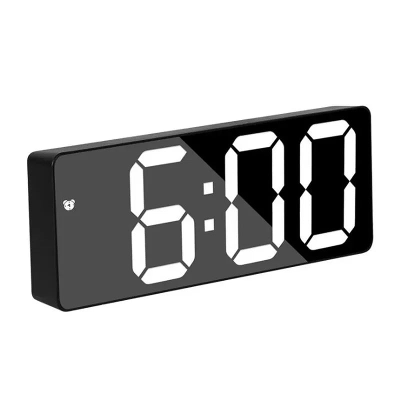 Acrylic Digital Alarm Clock with Voice Control Feature - Smarsty