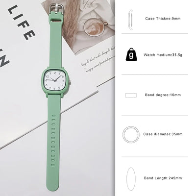 Fashion Brand Bear Women Quartz Watch with Silicone Band - Smarsty
