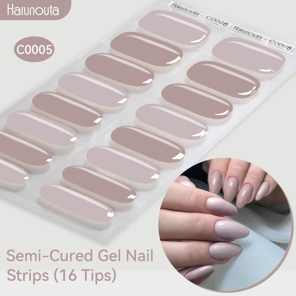 Gradient Auroras Gel Nail Strips for Easy DIY Manicure - Smarsty