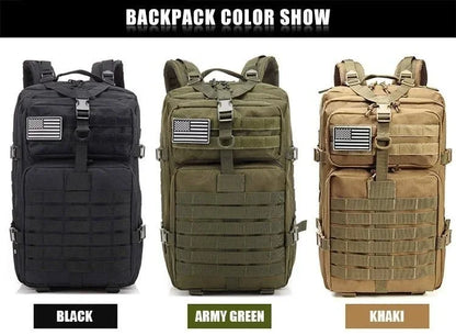 30/50L Tactical Backpacks Man Traveling Bags Survival Outdoor 3P Assault Pack EDC Molle Pack hiking Trekking Hunting Bag - Smarsty
