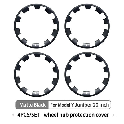 For Tesla Model Y Juniper 2025 20 Inch Rim Wheel Hub Protection Patch Protectors Helix 2.0 Wheel Guard Cover Auto Exterior ABS