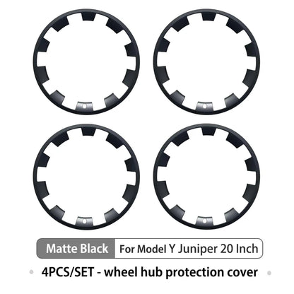 For Tesla Model Y Juniper 2025 20 Inch Rim Wheel Hub Protection Patch Protectors Helix 2.0 Wheel Guard Cover Auto Exterior ABS