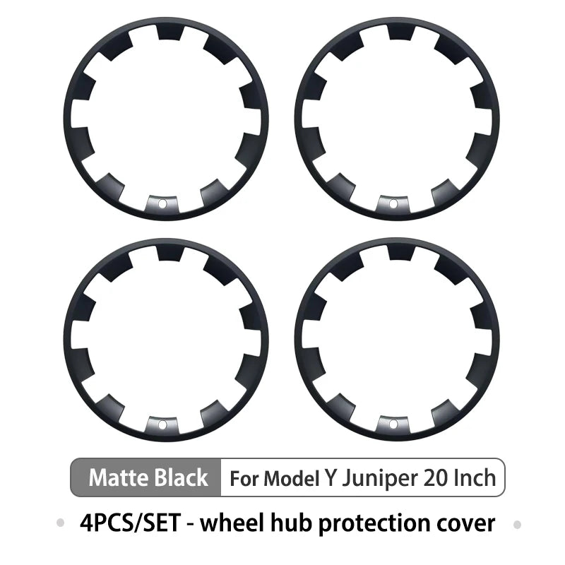 For Tesla Model Y Juniper 2025 20 Inch Rim Wheel Hub Protection Patch Protectors Helix 2.0 Wheel Guard Cover Auto Exterior ABS