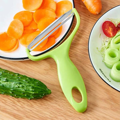 Peeler Vegetables Fruit Stainless Steel Cabbage Graters Salad Potato Slicer Kitchen Accessories Cooking Tools Wide Mouth by Smarsty